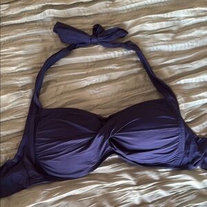 Faux Twist Halter Tie Bikini Top